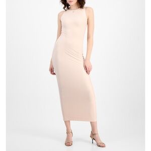 GUESS Skinny Latte Women's Kim Sleeveless Tank Maxi Fitted Dress - Reemoly